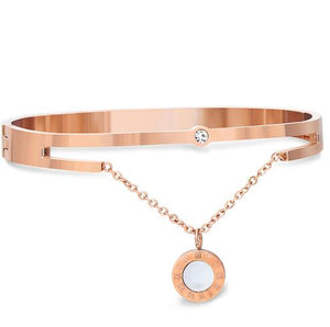 Chain Charm Bangle Bracelet