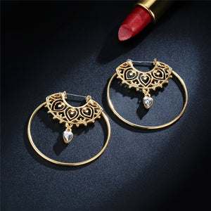 Crystal Flame Earrings