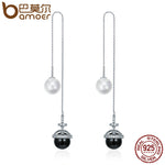 BAMOER Ebony Lantern Drop Earrings
