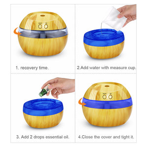KBAYBO Natural Sphere Aromatherapy Humidifier