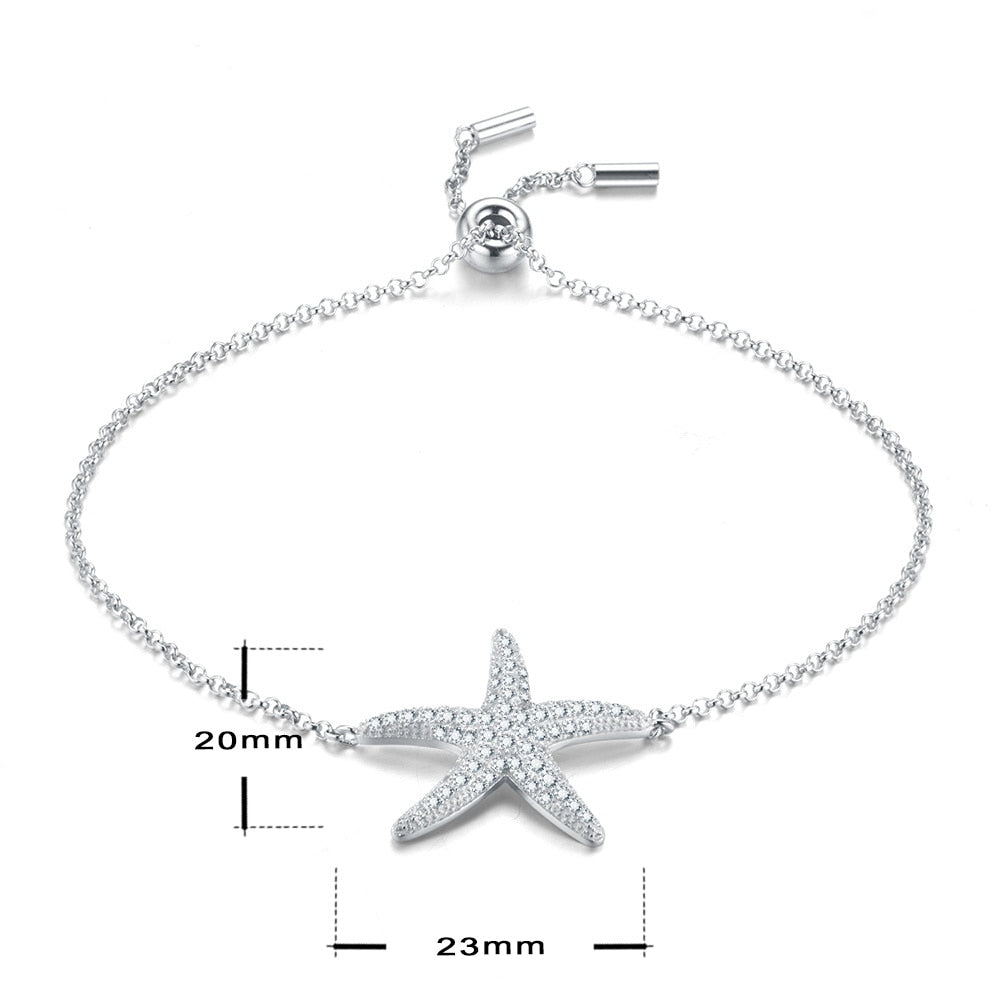 ANFASNI Starfish Adjustable Bracelet