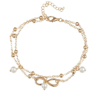3 Layer Boho Anklets