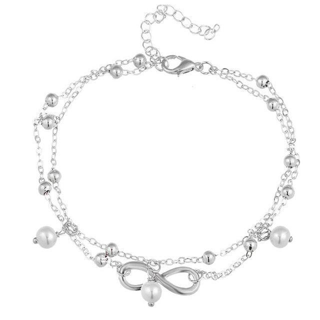 3 Layer Boho Anklets