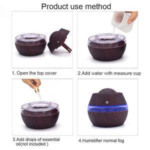 LED Aromatherapy Essential Oil Diffuser Air Humidifier