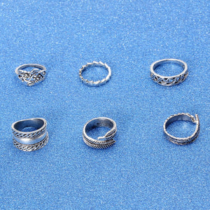Flowers And Elephants Ring Sets