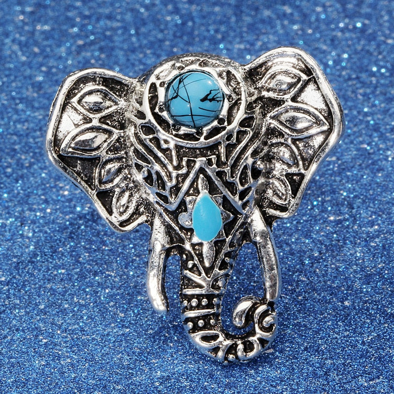 Flowers And Elephants Ring Sets