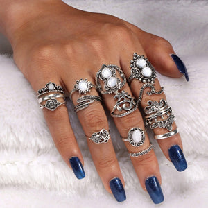 16 Piece Persian Ring Set