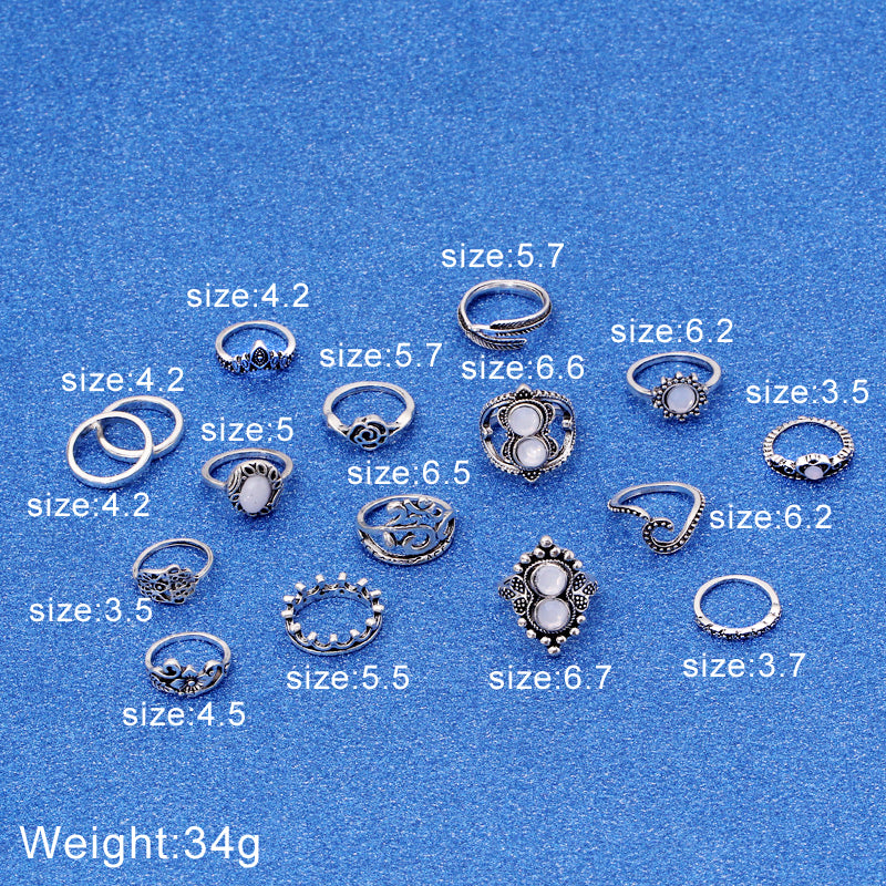 16 Piece Persian Ring Set