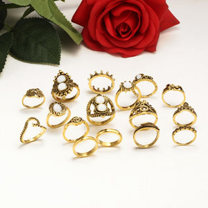 16 Piece Persian Ring Set