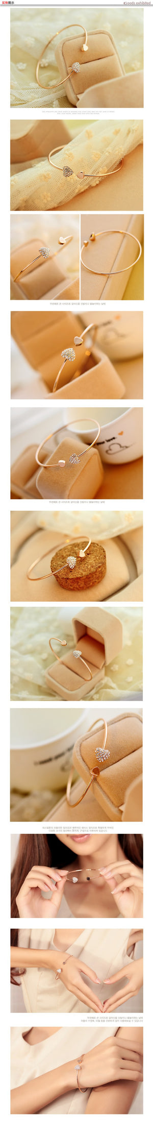 Two  Hearts Bangle
