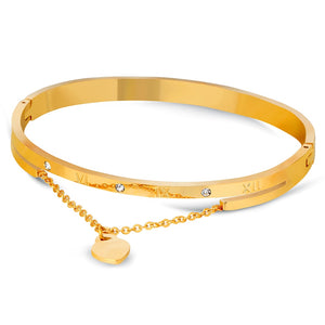 Chain Charm Bangle Bracelet