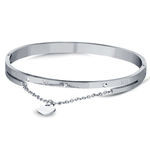 Chain Charm Bangle Bracelet