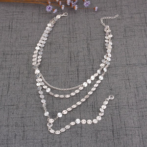Three Layer Disc Necklace