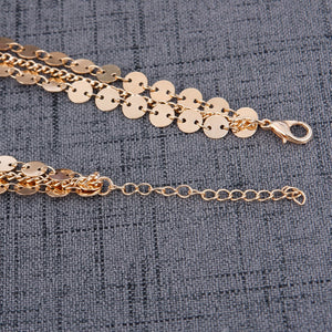 Three Layer Disc Necklace