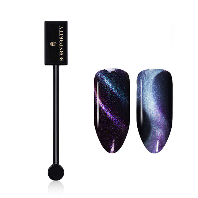 BORN PRETTY Holographic Cat Eye Magnetic Nail Polish