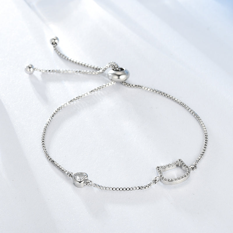 ANFASNI Dainty Kitty Adjustable Bracelet