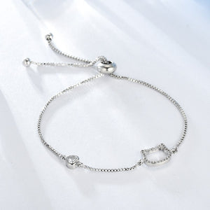 ANFASNI Dainty Kitty Adjustable Bracelet
