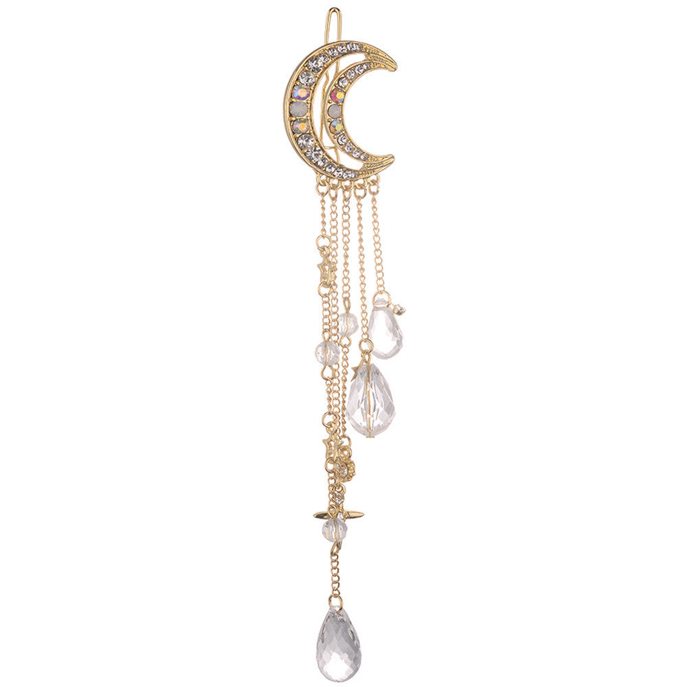 Moon And Stars Hair Clip