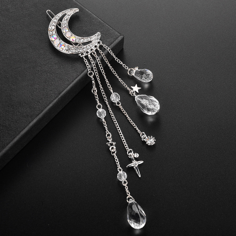 Moon And Stars Hair Clip