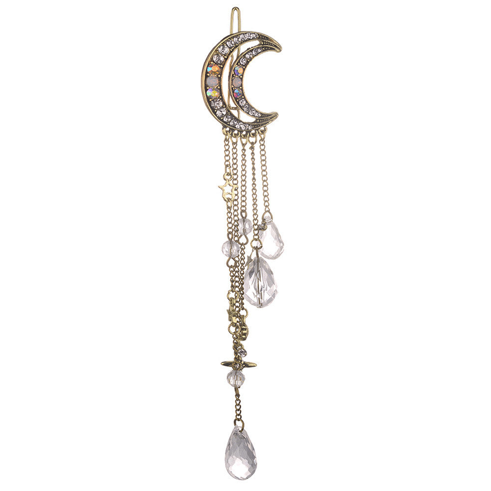 Moon And Stars Hair Clip
