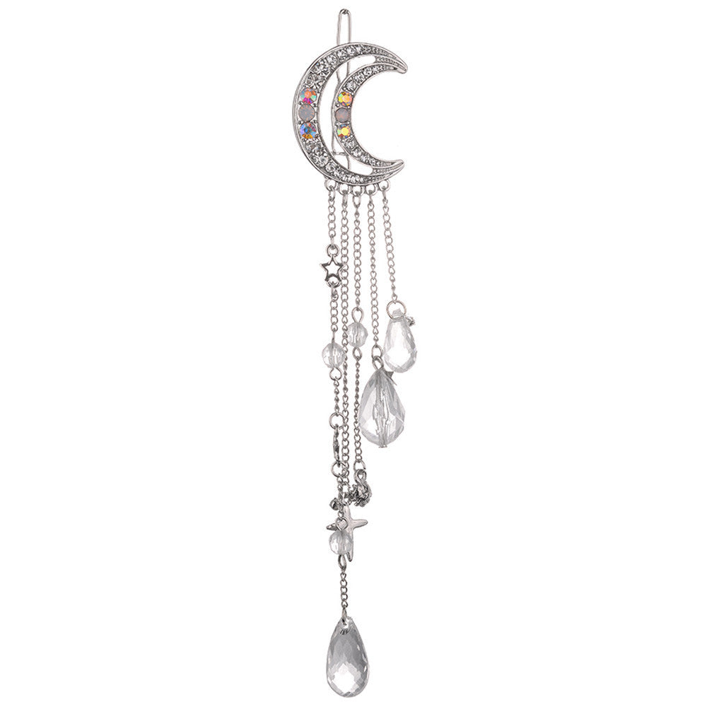 Moon And Stars Hair Clip