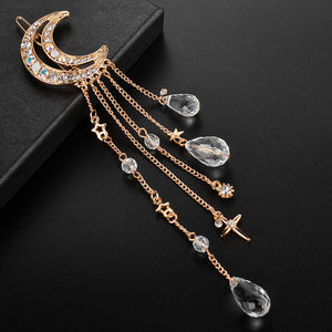 Moon And Stars Hair Clip