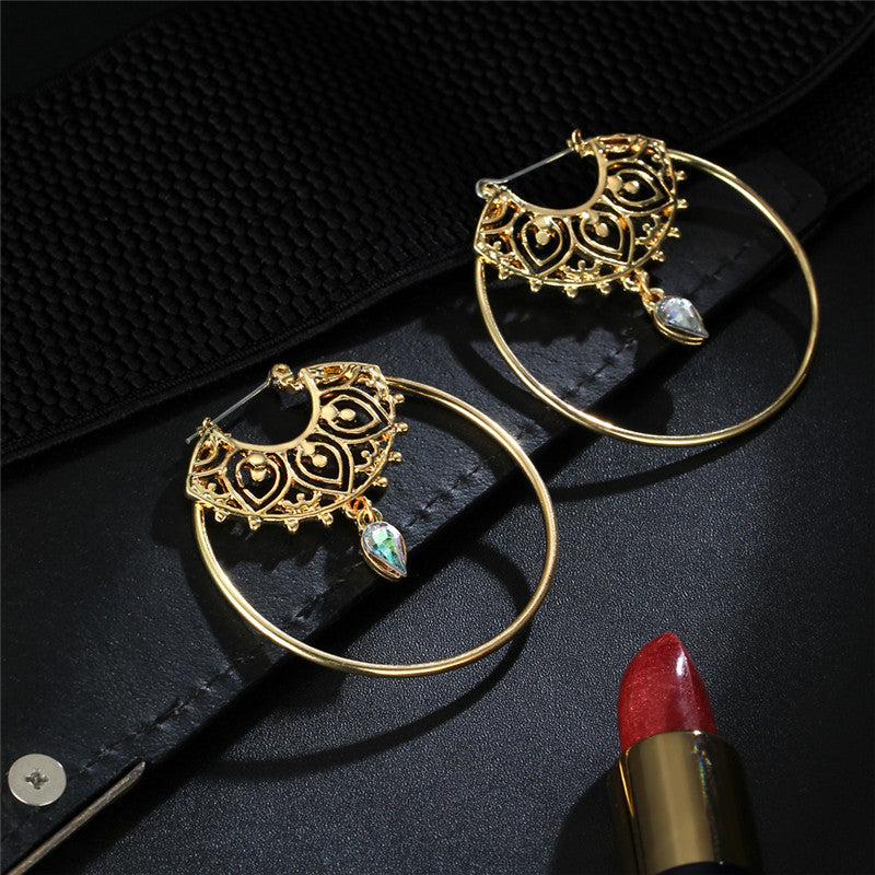 Crystal Flame Earrings