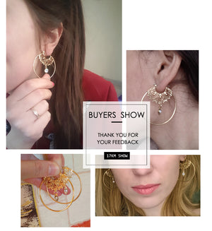 Crystal Flame Earrings