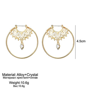Crystal Flame Earrings