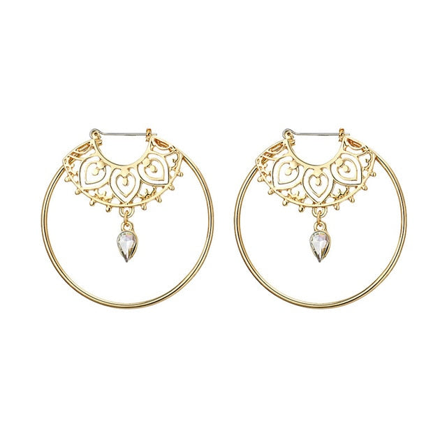 Crystal Flame Earrings