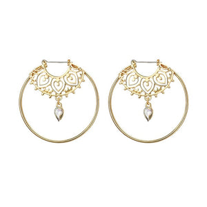 Crystal Flame Earrings