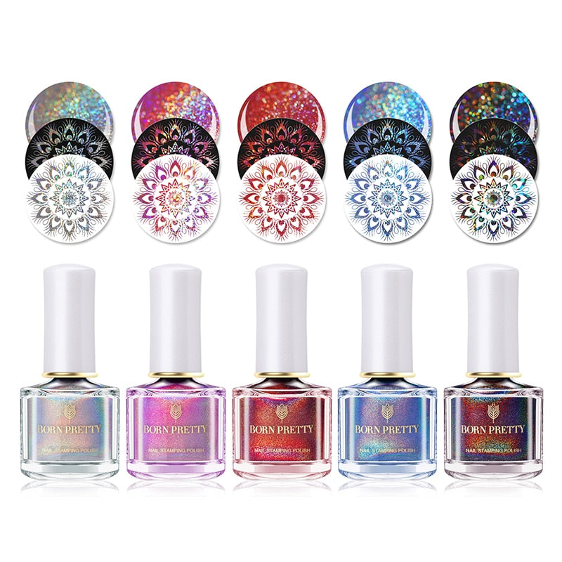 BORN PRETTY Holographic, Chameleon, And Temp Change Nail Polishes