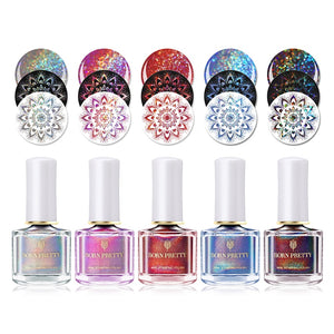 BORN PRETTY Holographic, Chameleon, And Temp Change Nail Polishes