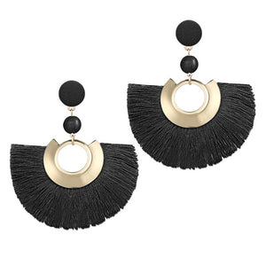 Tibetan Tassel Earrings