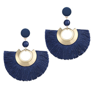 Tibetan Tassel Earrings