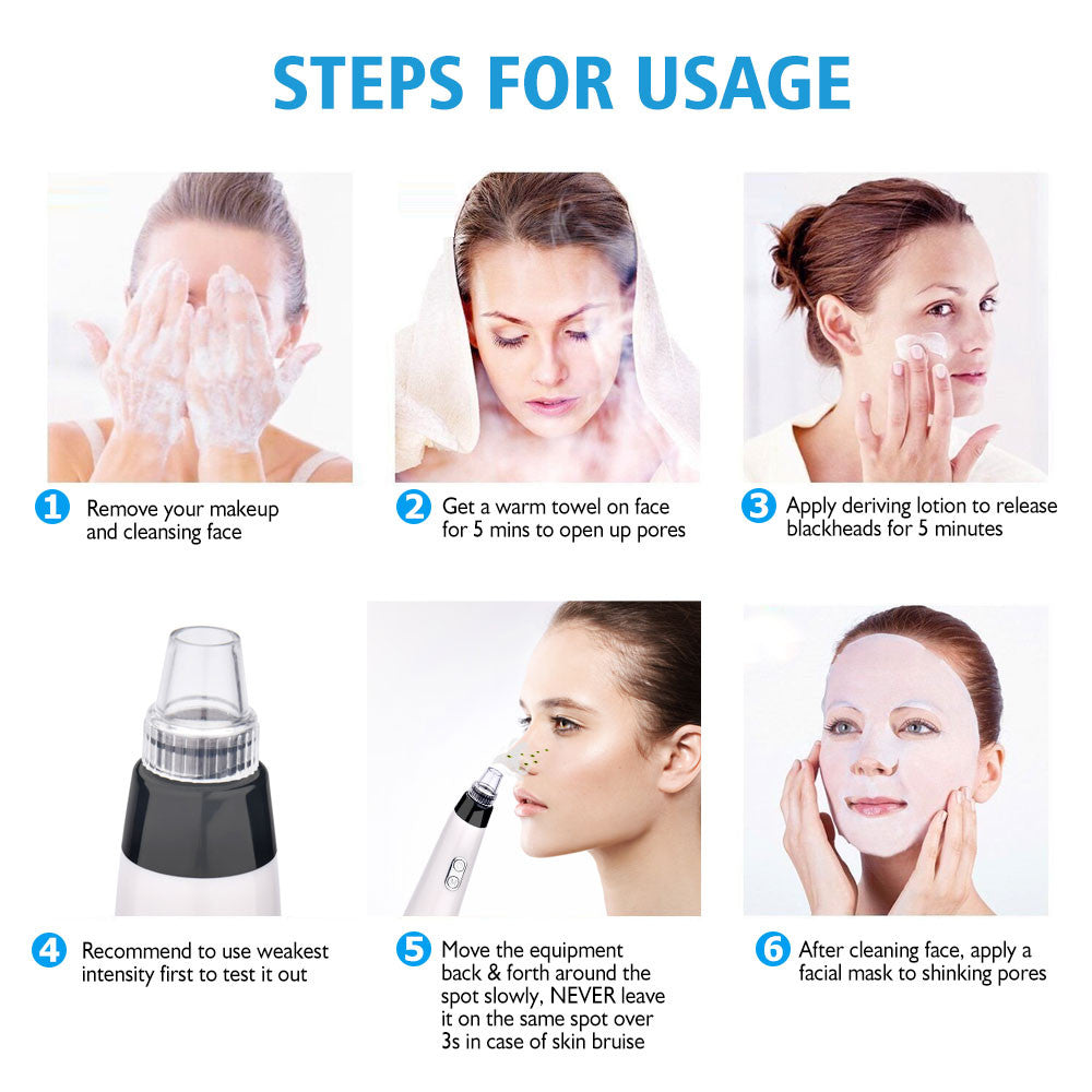 Rose gold Skin Care Pore Vacuum