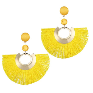 Tibetan Tassel Earrings
