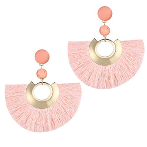 Tibetan Tassel Earrings