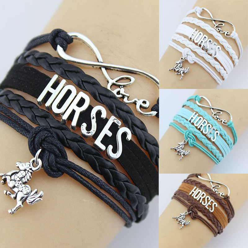 Horses For Infinity  Bracelet