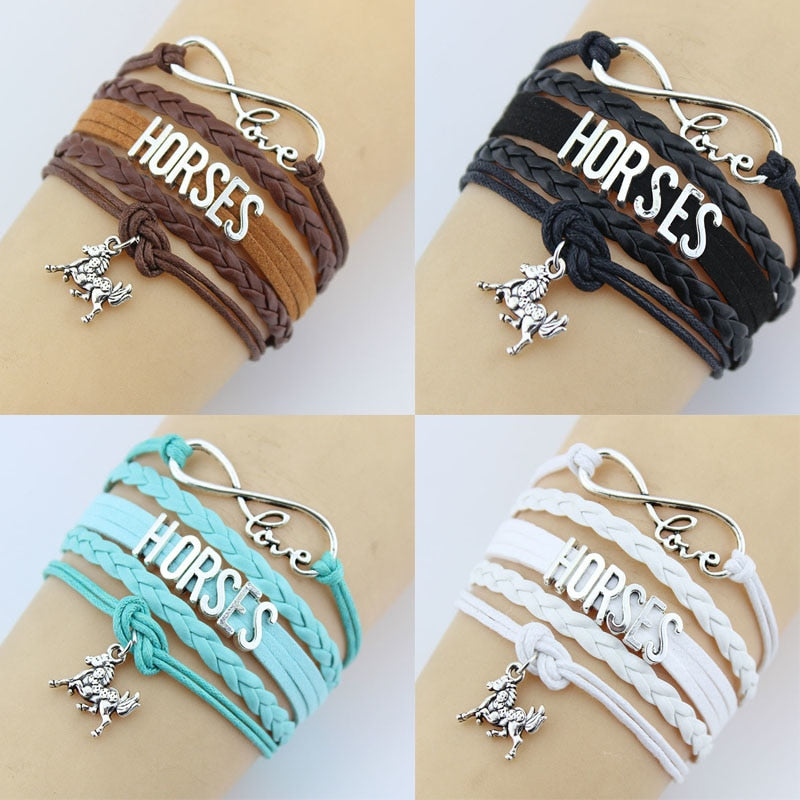 Horses For Infinity  Bracelet