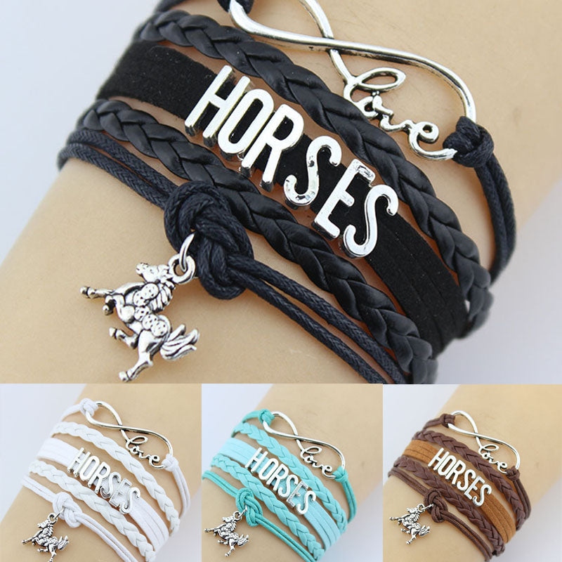 Horses For Infinity  Bracelet