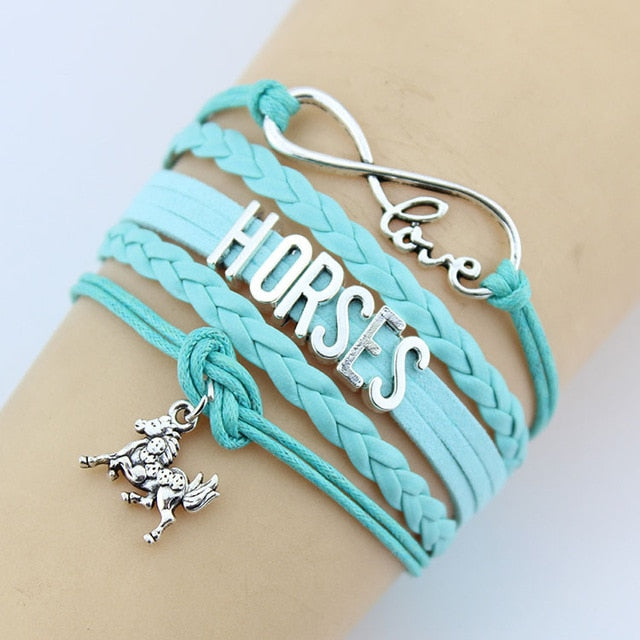 Horses For Infinity  Bracelet