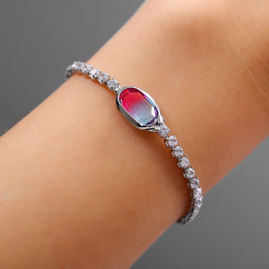 Orchid Rose Gold Adjustable Bracelet