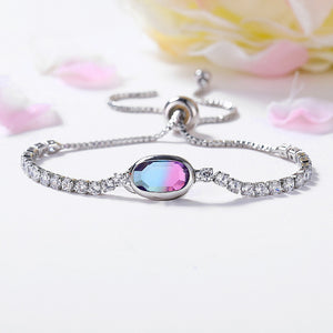 Orchid Rose Gold Adjustable Bracelet