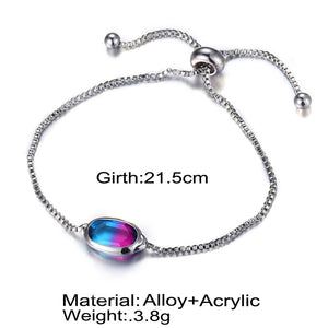Orchid Rose Gold Adjustable Bracelet