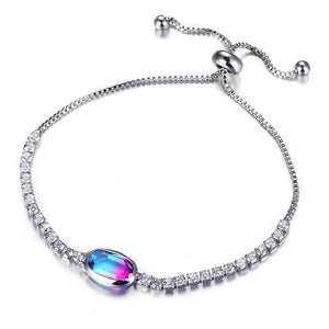 Orchid Rose Gold Adjustable Bracelet