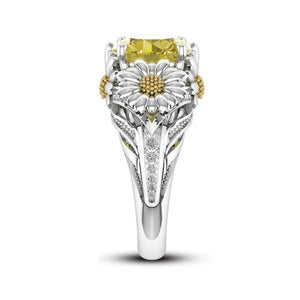 Sunflower Sparkle Ring