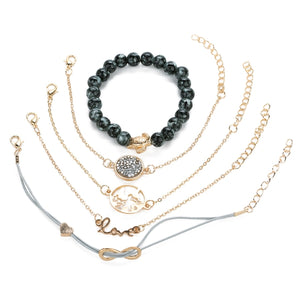 Eternal Life Sea Turtle Bracelet Set