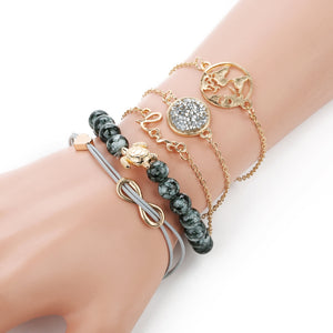 Eternal Life Sea Turtle Bracelet Set
