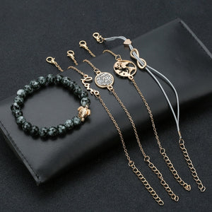 Eternal Life Sea Turtle Bracelet Set